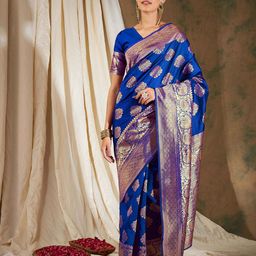 Suha Woven Design Zari Art Silk Banarasi Saree-image-129