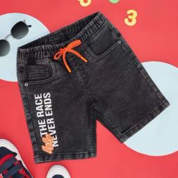 Pantaloons Junior Charcoal Grey Printed Shorts-image-18