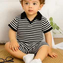 BAESD Unisex Kids Printed T-shirt with Shorts-23