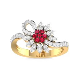 PC Jeweller Abram 18k Gold Ring for Women-picture-38
