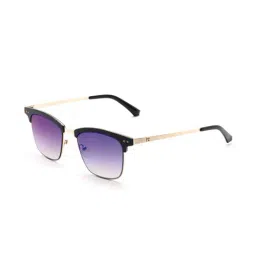 French Connection FC7418 Blue Mirrored Clubmaster Sunglasses-19