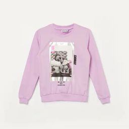 Fame Forever by Lifestyle Girls Purple Cotton Printed Sweatshirt-picture-22