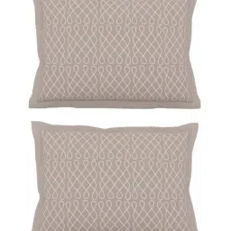 Petal Home Vellore Brown Cotton Pillow Covers - Set of 2-picture-32