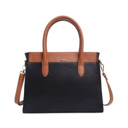 Fastrack Black Color Block Medium Handbag image 3