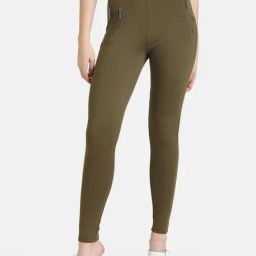 Kazo Olive Jeggings-image-8