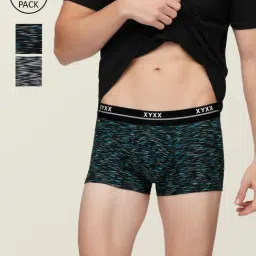 XYXX Multicolor Heathered Trunks - Pack of 3-picture-32