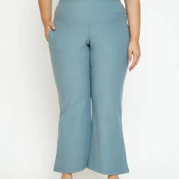 Amydus Blue High Rise Pants-image-2