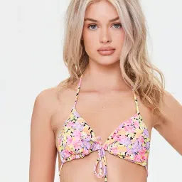 Forever 21 Multicolor Printed Bikini Top-image-21