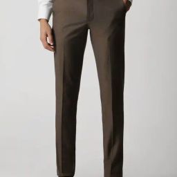 Van Heusen Brown Slim Fit Trousers-image-69
