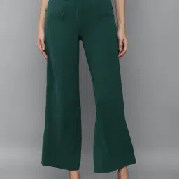 Allen Solly Green Regular Fit Trousers-image-78