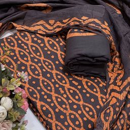 SALWAR STUDIO Batik Printed Pure Cotton Unstitched Dress Material-image-16