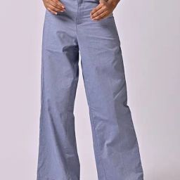 The Missy Co. Blue Mid Rise Flared Pants-image-84