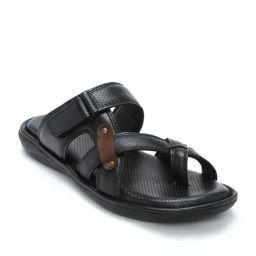 Zoom Shoes Men's Black Toe Ring Sandals-picture-40