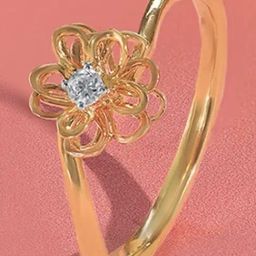 Mia by Tanishq 14k (585) Bi-Color Ring for Women-image-32