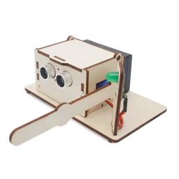 DIY Automatic Gate STEM Kit Intelligent Sensor Gate DIY Puzzle Pack STEM Toy Science Education Set With Robotic Educational Kids Learning Wooden Toy - RS6353DIY Automatic Gate STEM Kit Intelligent Sensor Gate DIY Puzzle Pack STEM Toy Science Education Set With Robotic Educational Kids Learning Wooden Toy - RS6353 image 2