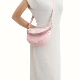 Hidesign Wabi Sabi Pink Solid Medium Sling Handbag-image-23