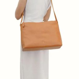 Hidesign Wabi Sabi Tan Solid Large Sling Handbag-picture-25