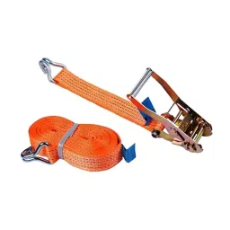 RS 5000 Kg (5 Ton) Ratchet Belt Cargo Strap with Flat Hook Quick Thumb Release-10 m-11
