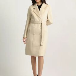 Iconic Beige Regular Fit Overcoat-19