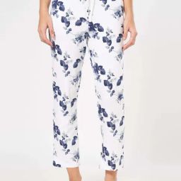 Dreamz By Pantaloons Bright White Cotton Relaxed Fit Printed Pyjamas-image-63