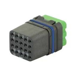 SOURIAU-SUNBANK / EATON RECTANGULAR MODULE, RCPT, 20POS, 4ROW, 8MQ2M2022BNE-picture-0
