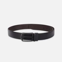 Van Heusen Brown Leather Textured Reversible Belt-image-89