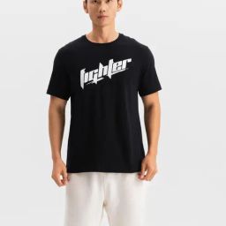 DOMYOS By Decathlon Men Ultra Black Regular Fit T-Shirt-image-97