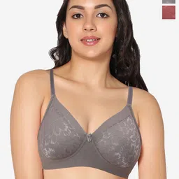 In Care Pack Of 2 Full Coverage Heavily Padded Cotton Push-Up Bras With All Day Comfort-17