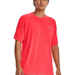 Under Armour Red Loose Fit Sports T-Shirt-image-73