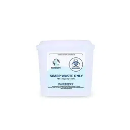 FAIRBIZPS Bio-Medical Sharps Container with Blue Handle Square 5 L, FB 5 image 2