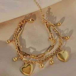 Designs & You Women Gold-Plated Wraparound Bracelet-picture-41