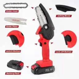 Sauran 21V 25cm Double Battery Cordless Chainsa W with Battery Indicator image 2