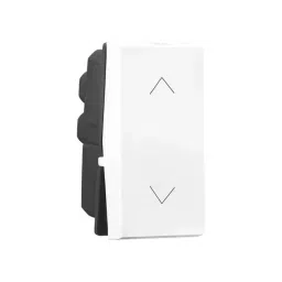 Legrand Switch Allzy 6 Amp 2 Way 1 Module Glossy White, 6811 11 (Pack of 20 Pcs)-6