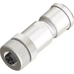 RS PRO Circular Connector 4 Contacts Screw M12 Connector Socket, 2017142-12