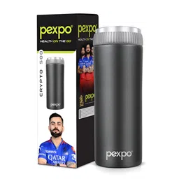 Pexpo Black Single Stainless Steel Water Bottle-image-22