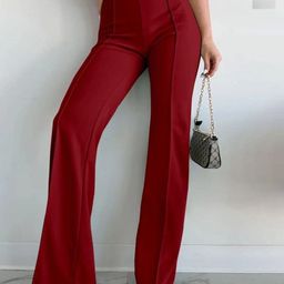 GRIOPY Women Pleated Trousers-image-62