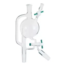 ABGIL Solvent Distilling Head Modified 2 L Flask Capacity Transparent Borosilicate Glass, DH-232-04-12