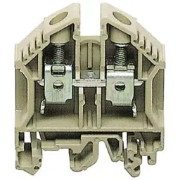 RS PRO Brown DIN Rail Terminal Block 2.5-16 mm² Screw Termination, 501770-17
