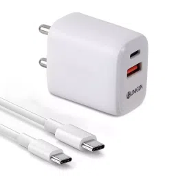 UNIGEN 30W Dual USB/PD Charger With USB Type C & Type A Cable, ‎30WPDCC-41