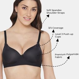 Tweens Pack Of 2 Push-Up Bra All Day Comfort With Medium Coverage Heavily Padded image 4