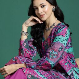 Sangria Printed Pure Cotton Kurta Set-27