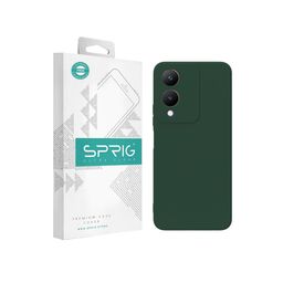 SPRIG Solid Printed Vivo Y17S Back Case Mobile Accessories-5