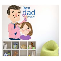 Wallstick Dad Daughters Love wallsticker-image-66