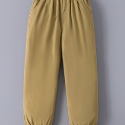 Mark & Mia Full Length Pants Bow Embroidery - Khaki-image-59