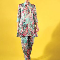 SQew Printed Tunic With Trousers Co-Ords-picture-6