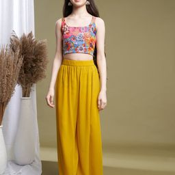 BAESD Girls Printed Top with Palazzos-picture-5