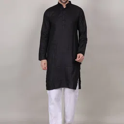 4u Fashion Men Regular Kurta with Harem Pants-image-60