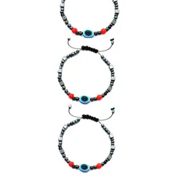 Dynamic Retail Global Men Pack Of 3 Drawstring Bracelet-1