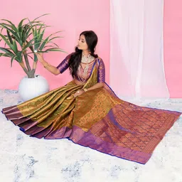 jayant creation Green Art Silk Barasi Sarees-picture-41