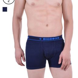 Dollar Bigboss Men Pack of 2 Combed Cotton Intrerlock Pocket Trunk MDTR-10-R1-PO2-NAVY-picture-15